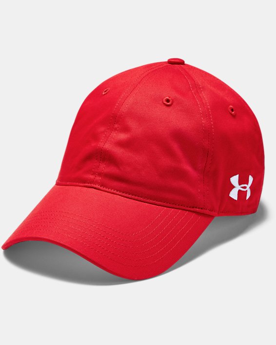 Men's UA Chino Adjustable Cap, Red, pdpMainDesktop image number 0